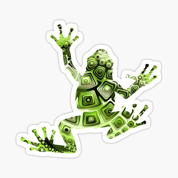 Malachite frog Sticker