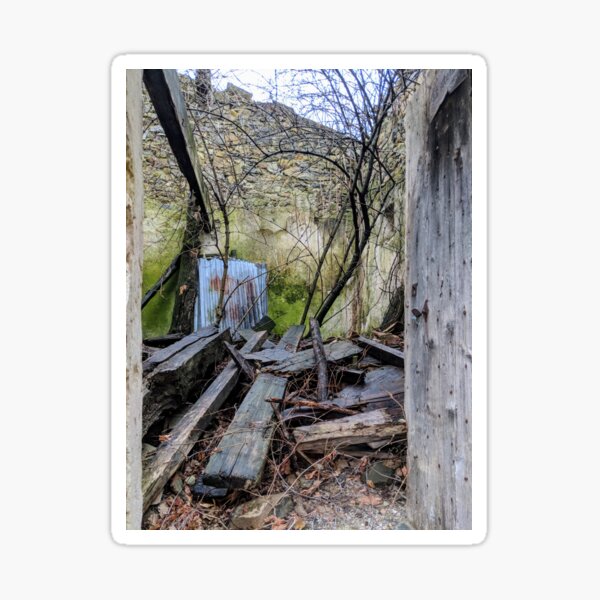 Urbex in France - Doors to nowhere Sticker