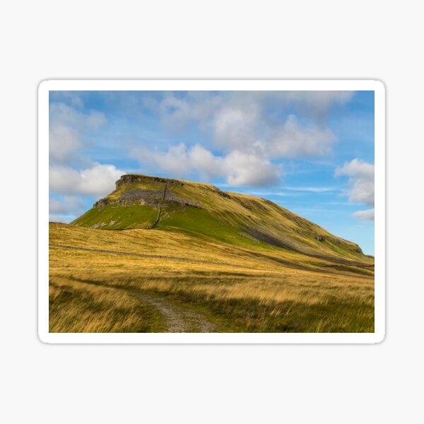 Pen-Y-Ghent in the summer sunshine Sticker