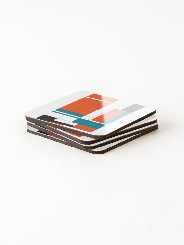 Thumbnail 4 of 5, Coasters (Set of 4), Abstract#51 designed and sold by process22.