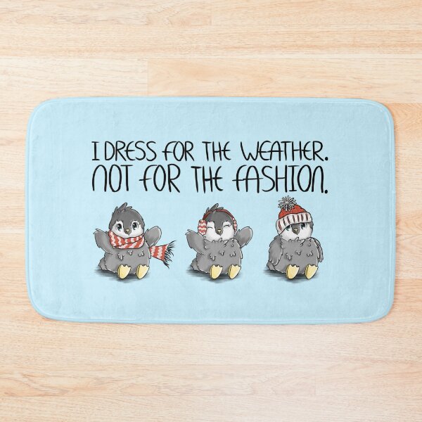 Item preview, Penguin Fashion Quote designed and sold by InkItOut.