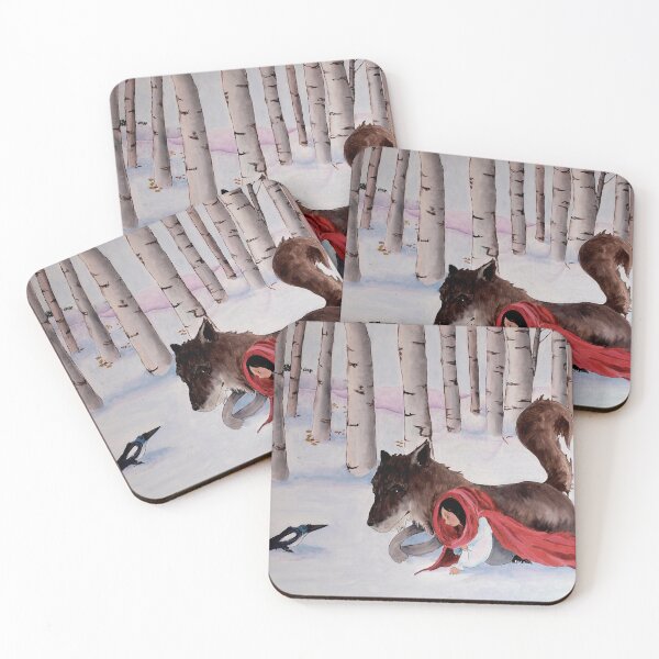 Item preview, little Red Riding Hood, wolf and magpie designed and sold by Carlos J. Piesdegarza.