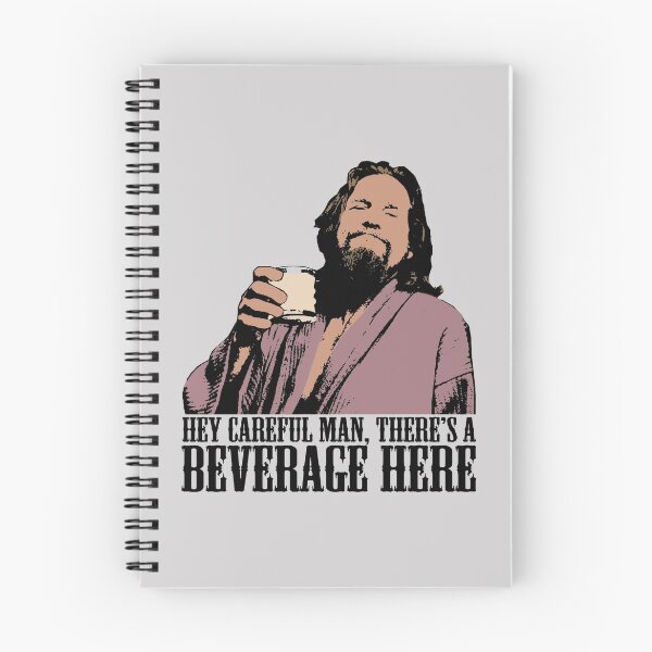 Item preview, The Big Lebowski Careful Man There's A Beverage Here Color T-Shirt designed and sold by theshirtnerd.