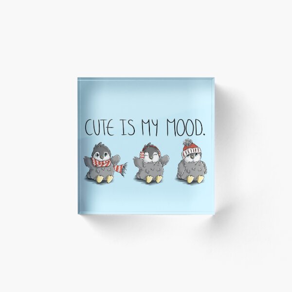 Item preview, Penguin Mood Quote designed and sold by InkItOut.