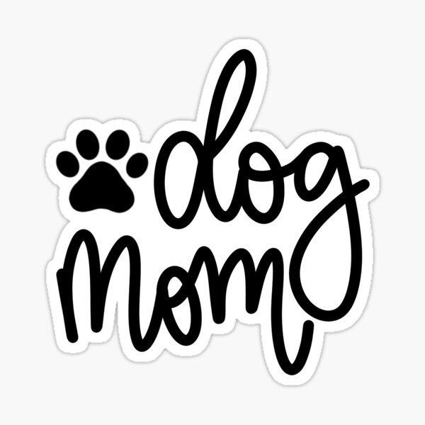 Pet Car Window Decals Best Dog Mom Ever Vinyl Decals Pet Lover Graphics  7x9-Inch Glossy White