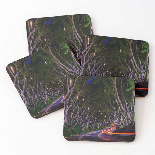 Item preview, Magical forest highlighted by lanterns - Hawaii designed and sold by VadimK.