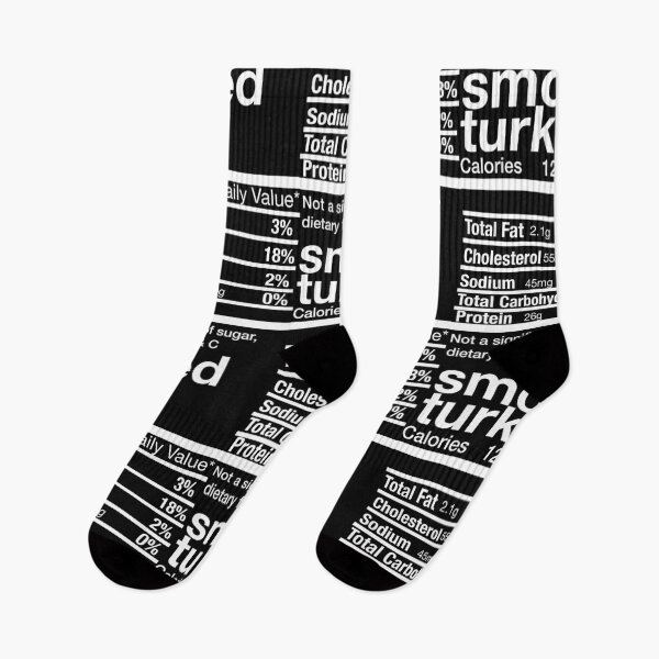 Item preview, Smoked Turkey Nutrition Facts Label Matching Family Thanksgiving Christmas Holiday designed and sold by Leslie Smith.