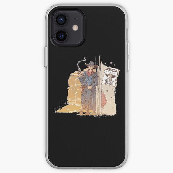 robber with smoking gun iPhone Soft Case