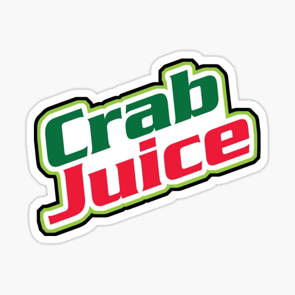 Crab Juice Stickers Redbubble