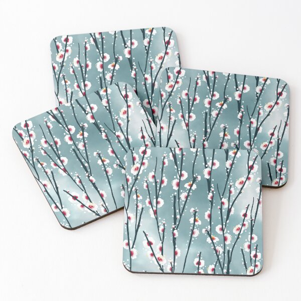 Item preview, Plum Blossom Branch Pattern designed and sold by tanyadraws.