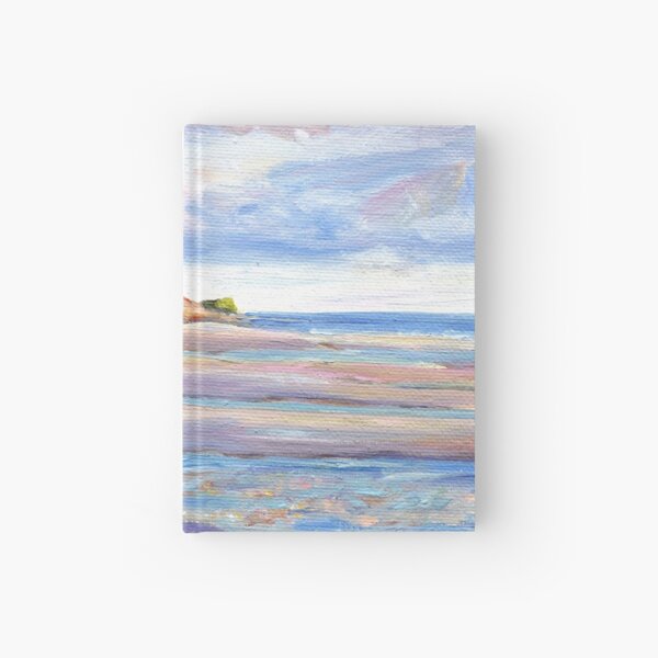 Tidal Flats, Cape Cod, National Seashore, Wellfleet, Beach, Dunes, Ocean, Pamela Parsons, oil painting, Massachusetts coast Hardcover Journal