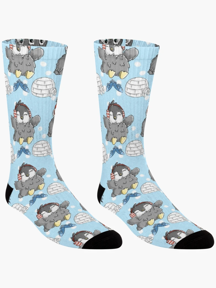 Thumbnail 3 of 5, Socks, Regular Penguin Pattern designed and sold by InkItOut.
