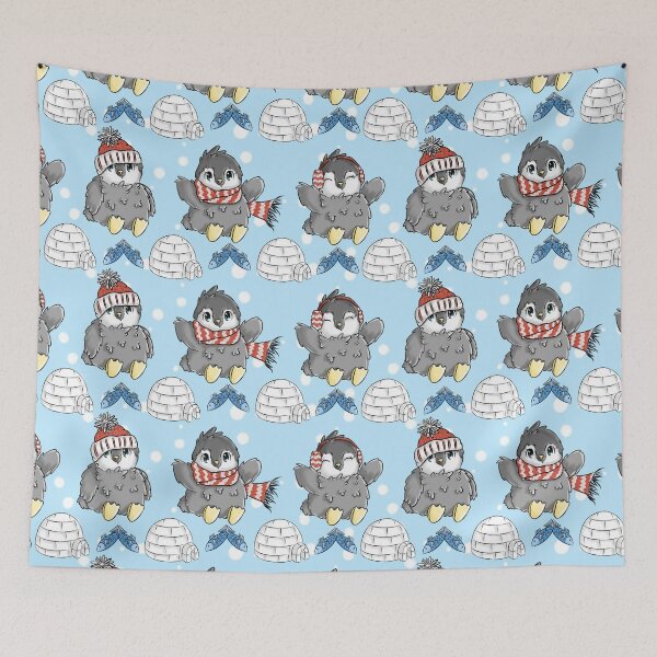 Item preview, Regular Penguin Pattern  designed and sold by InkItOut.