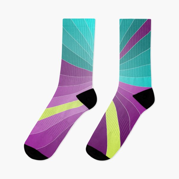 Item preview, Abstract geometric design | Purple Teal Lime green designed and sold by edrawings38.