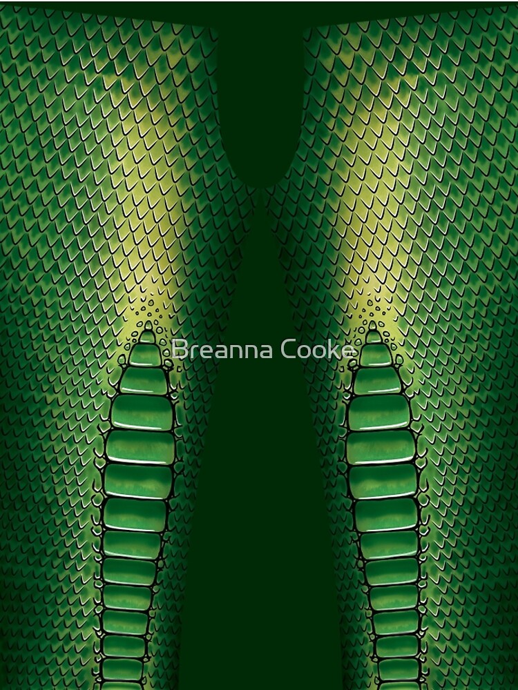 Green Dragon Leggings for Sale by Breanna Cooke