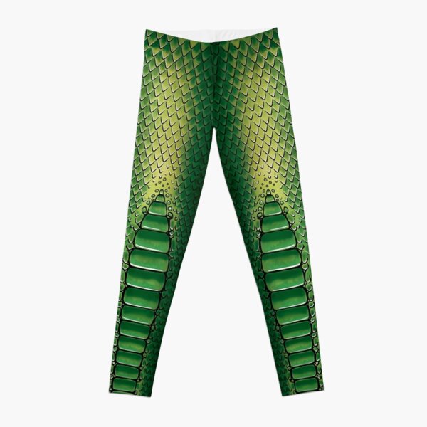 Dragon Scale Armor Emerald Green Leggings, Zazzle