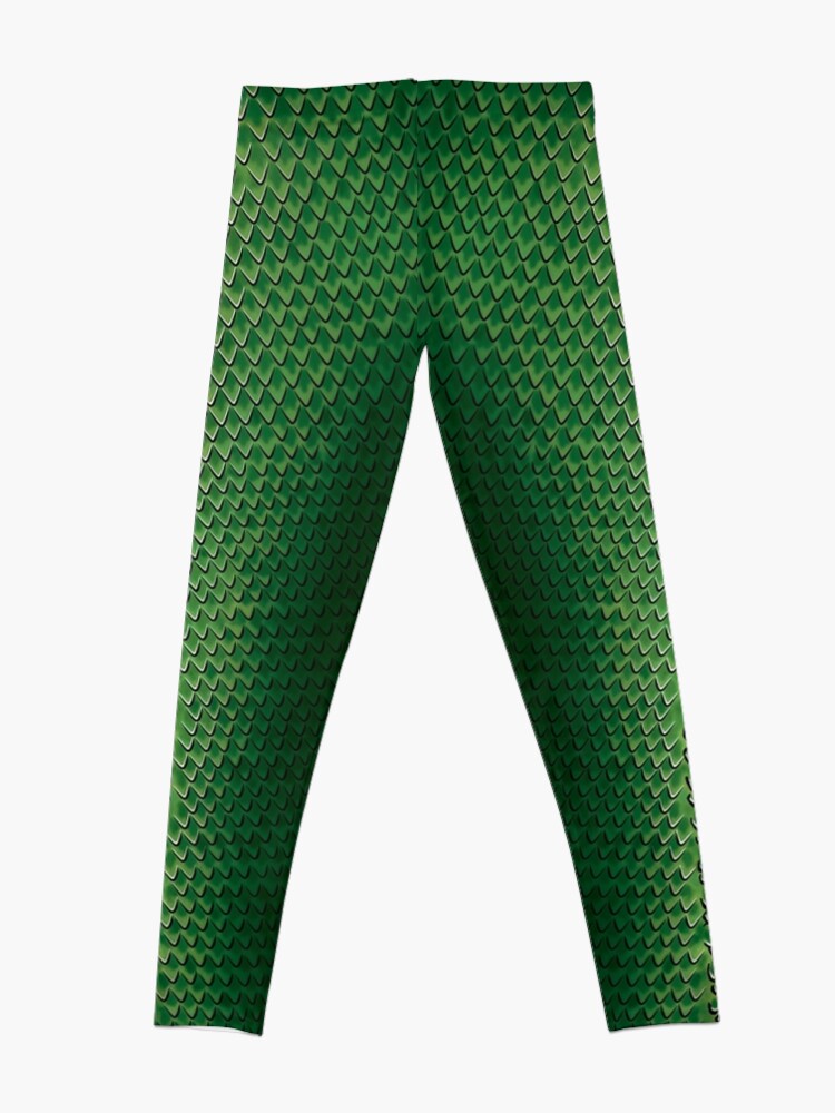 Thumbnail 4 of 5, Leggings, Green Dragon designed and sold by Breanna Cooke.