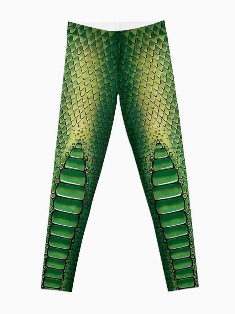 Thumbnail 3 of 5, Leggings, Green Dragon designed and sold by Breanna Cooke.