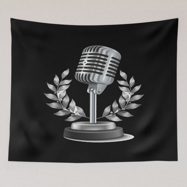 Item preview, Gold microphone award designed and sold by Chams0609.