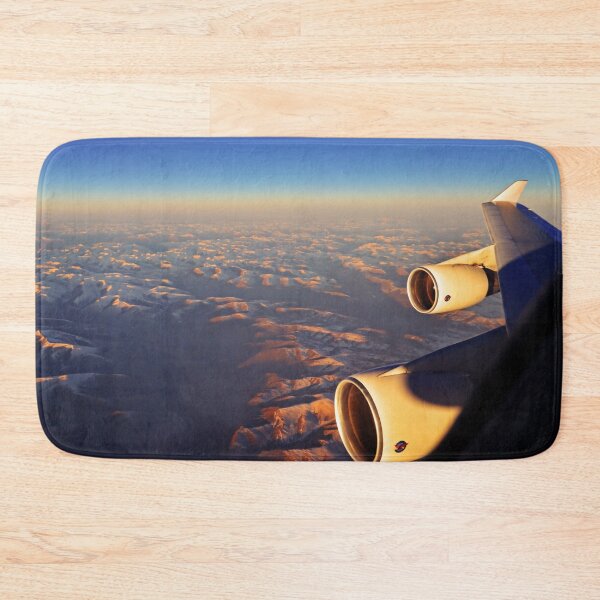 Item preview, Boeing 747 wing view over the Himalayas during sunset designed and sold by ThePilotChannel.