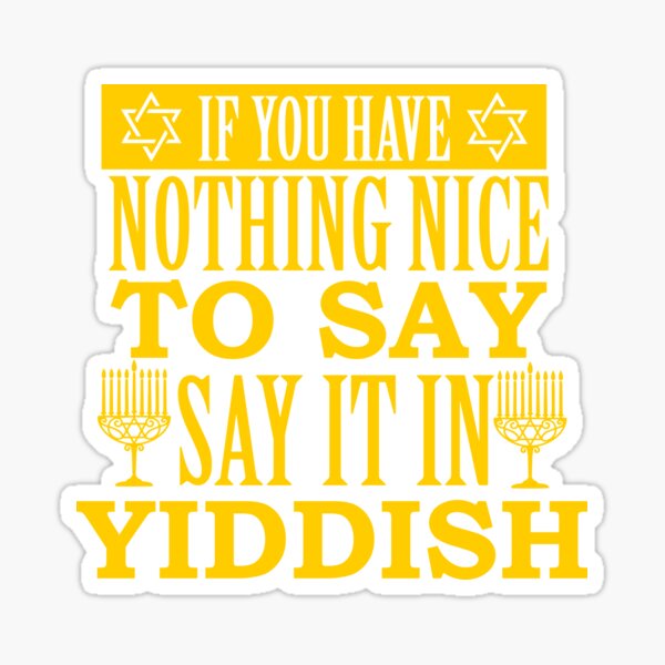 Aperçu de l'œuvre Dites-le en cadeau juif drôle hanukkah yiddish pour hommes femmes créée et vendue par hadleydesigns.