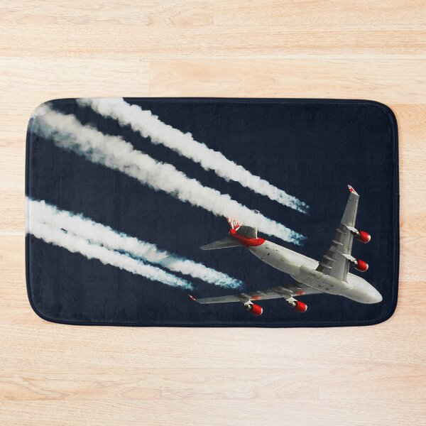 Item preview, Boeing 747 cruising above the Atlantic with contrails designed and sold by ThePilotChannel.
