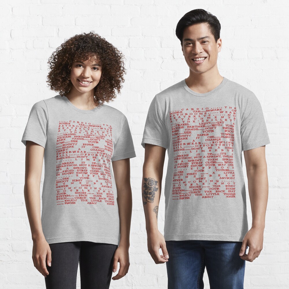 zombieland rules t shirt