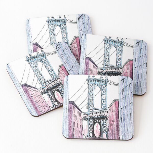 Item preview, Bridge New York graphic. designed and sold by LiliyaSavelieva.