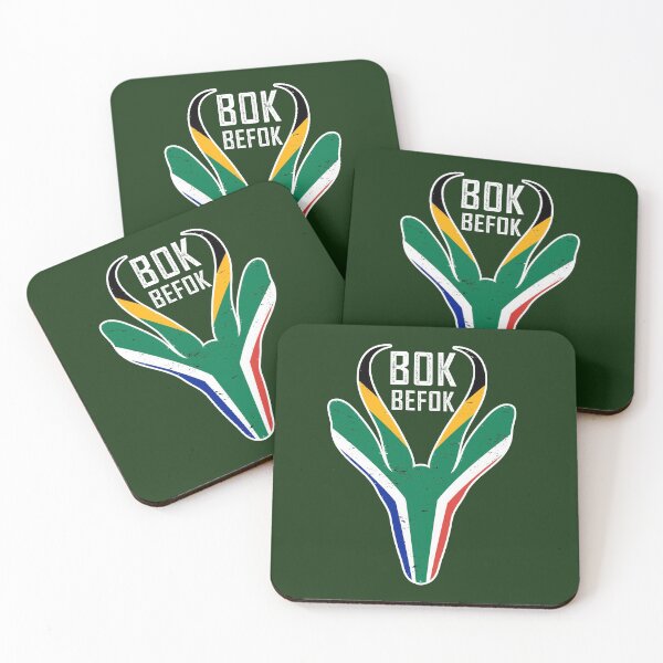 Item preview, Bokbefok Springbok Face South Africa Flag designed and sold by d247.