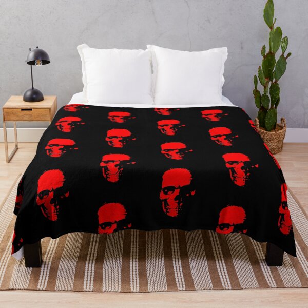Item preview, Skull Mask In Red Art Graphic Red Eyes Skull Halloween T-Shirt designed and sold by urban-design.