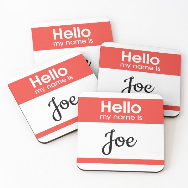 Item preview, Hello My Name Is Joe designed and sold by luminak.