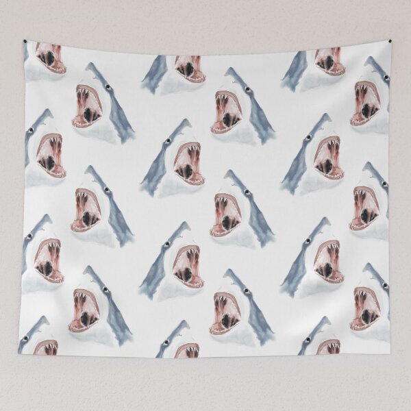Item preview, Great White Shark Painting Pattern - Jawesome designed and sold by hellocando.