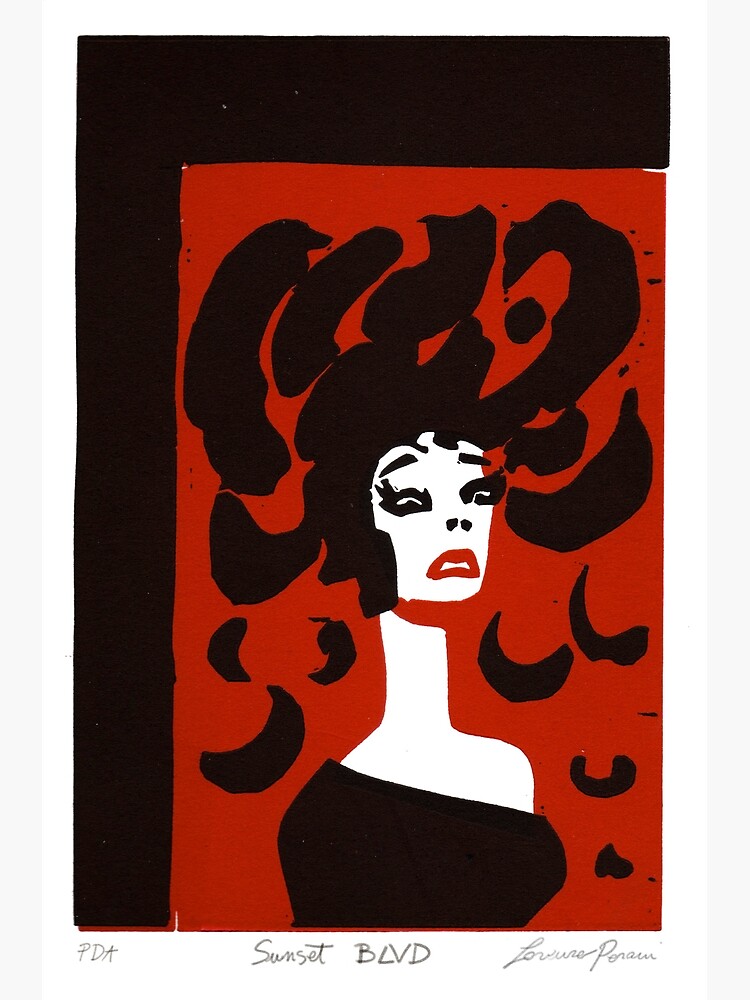 "Sunset BLVD" Poster for Sale by Perochan Redbubble