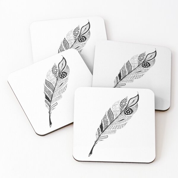 Item preview, Graphic feather designed and sold by Ginette Jalbert.