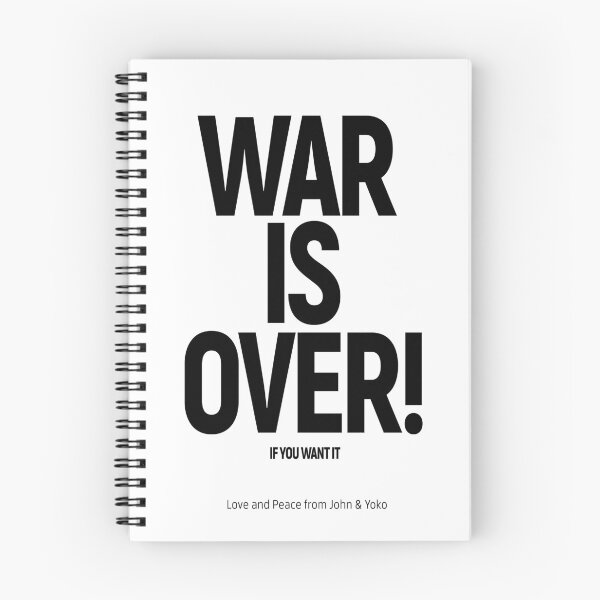 Item preview, WAR IS OVER! IF YOU WANT IT: (John & Yoko) in Original Black on White designed and sold by Day Chapman.