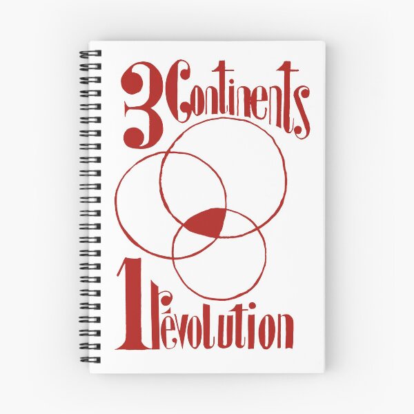 Item preview, Paris Revolt, May 68: '3 CONTINENTS, 1 REVOLUTION': The Original in Deep Red on White designed and sold by Day Chapman.