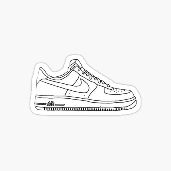 nike air force 1 decals