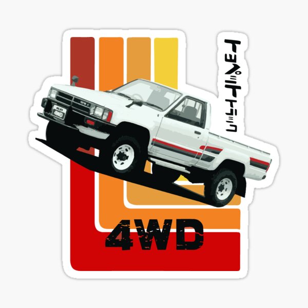 TOYOTA TOWING NISSAN FUNNY 4X4 OFF ROAD HILUX SURF RAV4 CAR STICKERS DECALS 