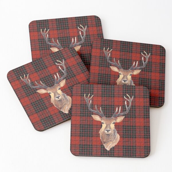 Item preview, Stunning wildlife highland Stag face designed and sold by HaleyRedshaw.