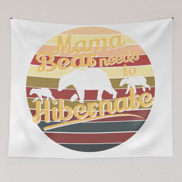 Item preview, Mama Bear Needs To Hibernate Vintage Disressed designed and sold by Dan Brady.