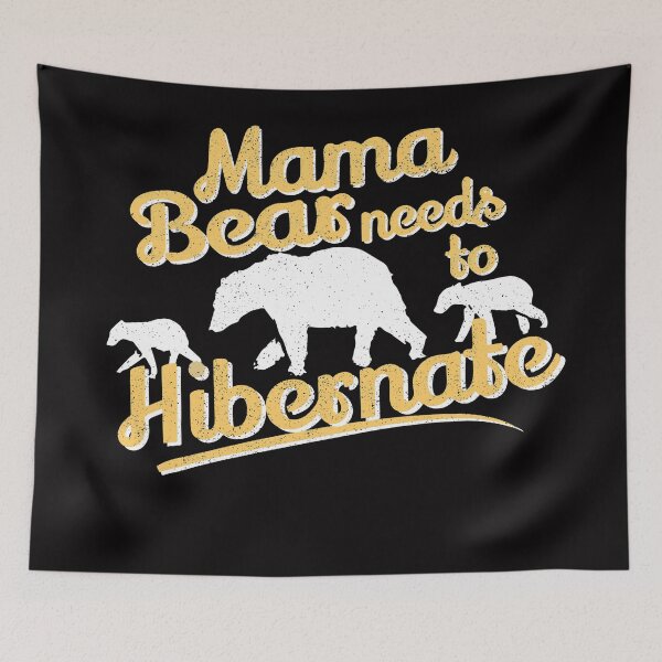 Item preview, Mama Bear Needs To Hibernate Vintage Distressed No Sunset designed and sold by Dan Brady.