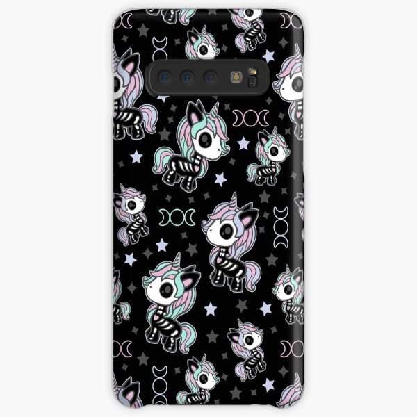 Skeleton Unicorn Creepy Cute Pastel Samsung Galaxy Snap Case