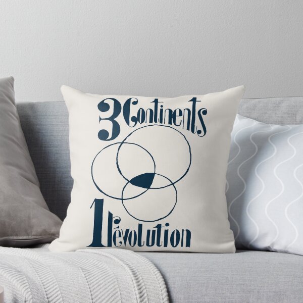 Item preview, ! Paris Revolt, May 68: '3 CONTINENTS, 1 REVOLUTION': The Original in Darkest Blue on Bone Grey designed and sold by Day Chapman.