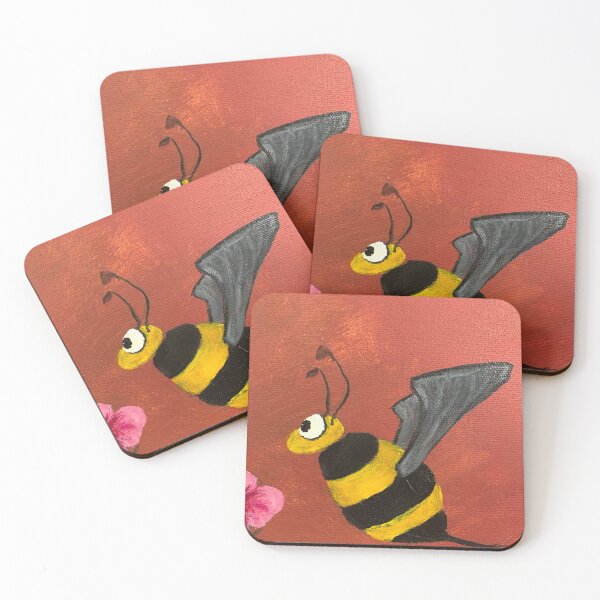 Item preview, bee with flower designed and sold by GradyRule.