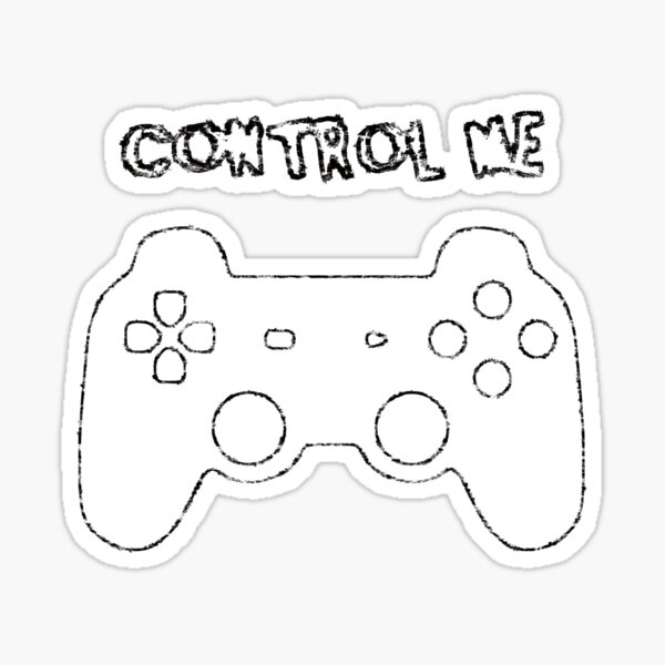 "Control Me" Sticker by valienterook Redbubble