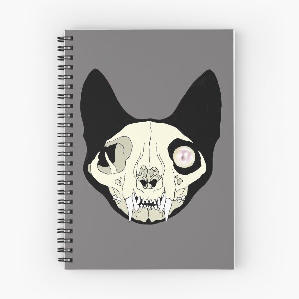 Item preview, Cat Skull designed and sold by TinkerandBone.