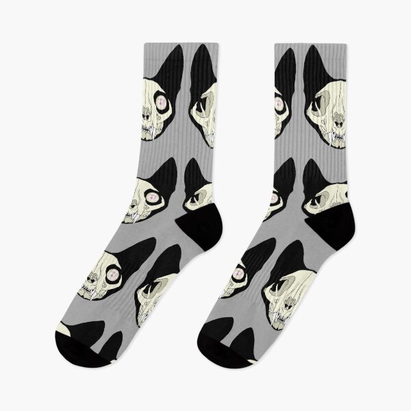 Item preview, Cat Skull designed and sold by TinkerandBone.