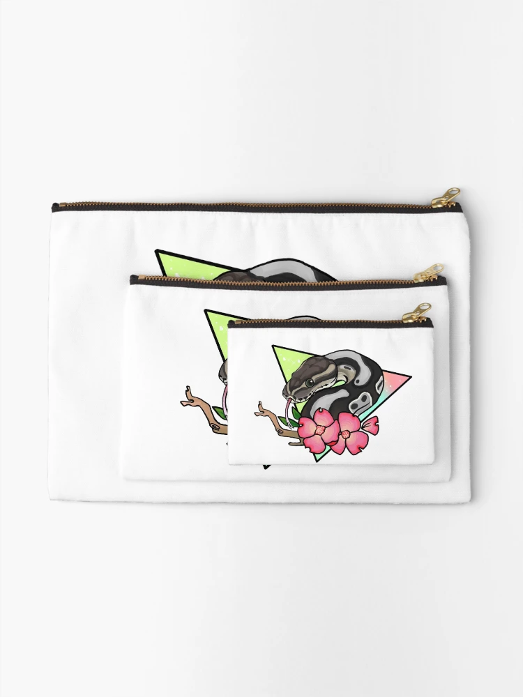 Thumbnail 2 of 4, Zipper Pouch, Magical Ball Python (axanthic) designed and sold by Morgan Carpenter.