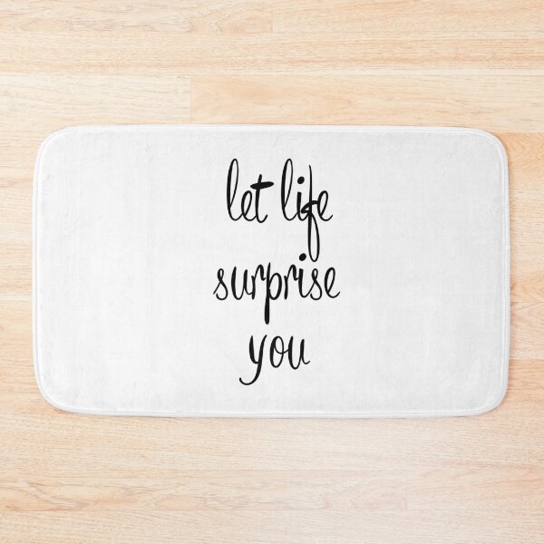 Item preview, Let life surprise you inspirational motivational quote handwriting typography tumblr  designed and sold by vanessavolk.