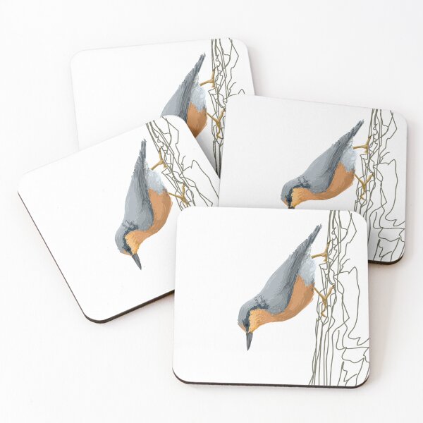 Item preview, eurasian nuthatch designed and sold by bosetsu.